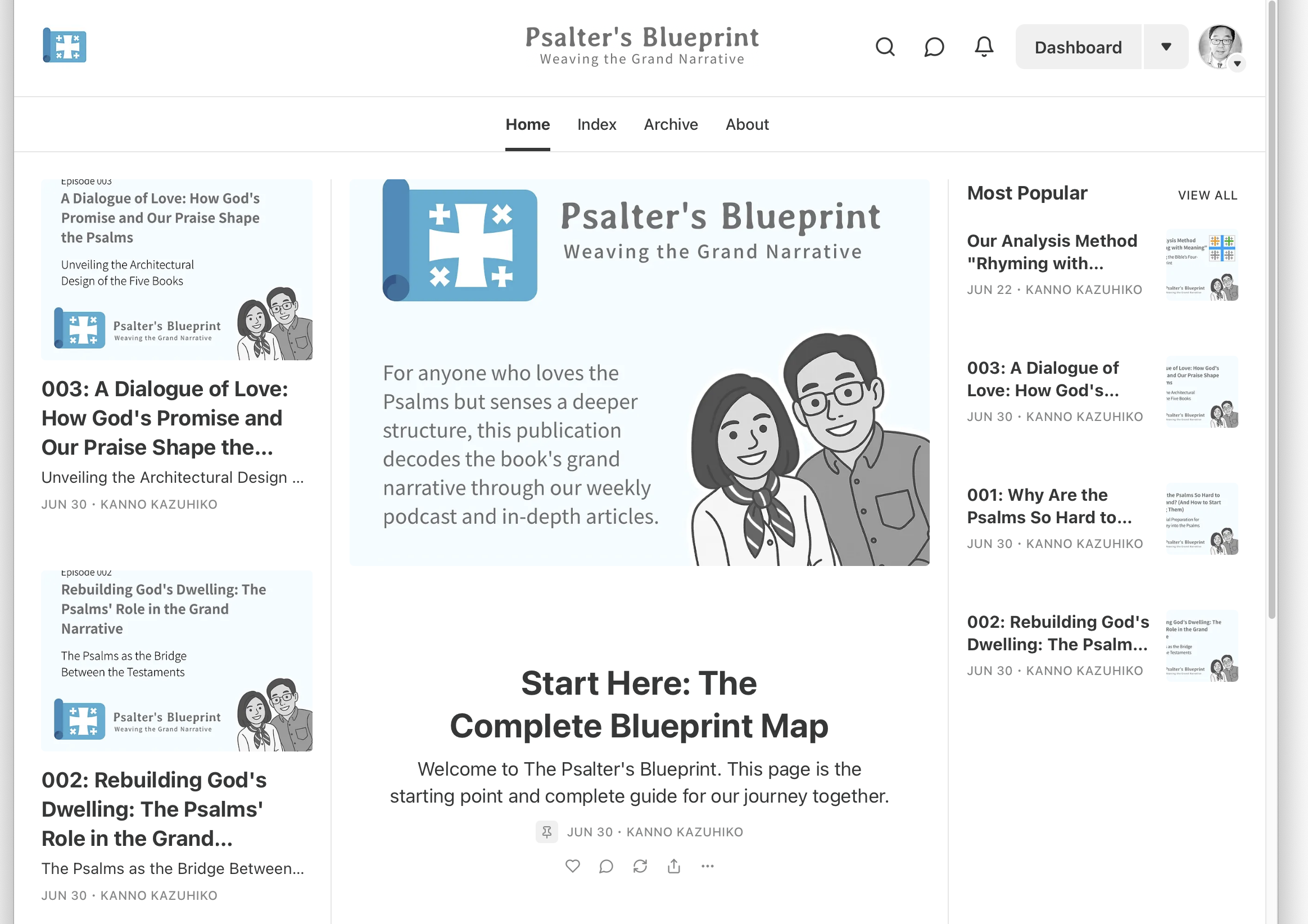 Psalter's Blueprint